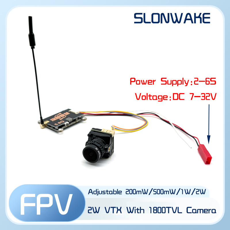 SLONWAKE 5.8G 56CH 2W 송신기 VTX( - Fpv Drone Quadcopter 리뷰 및 가격
