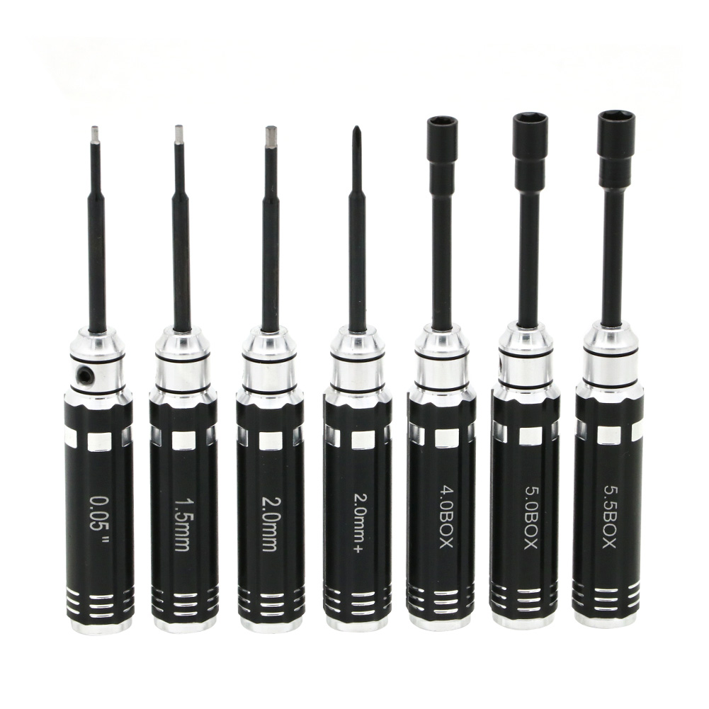 7PCS 짧은 손잡이 RC 육각 드라이버 너트 드라이버 - Fpv Drone Tool Kit 리뷰 및 가격