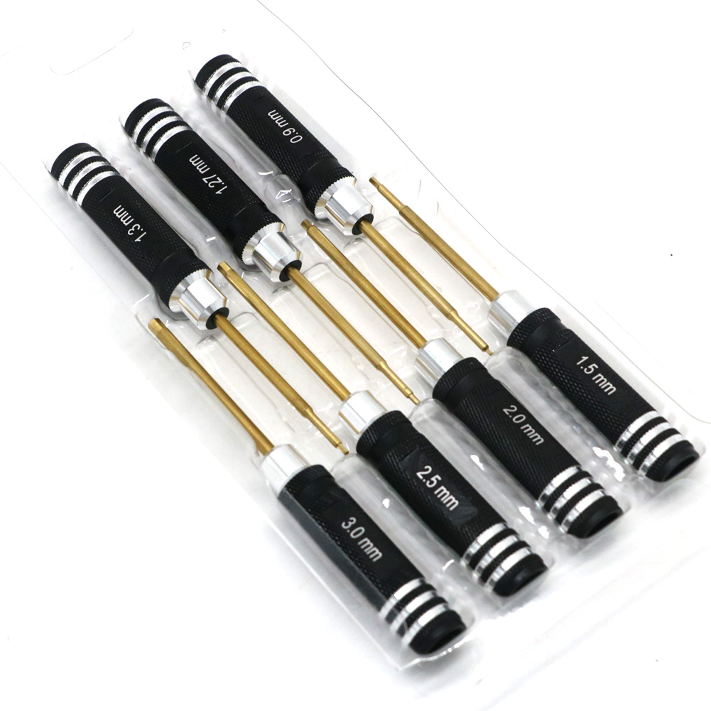 7pcs 티타늄 도금 미니 정밀 육각 스크루 드라이버  - Fpv Drone Tool Kit 리뷰 및 가격